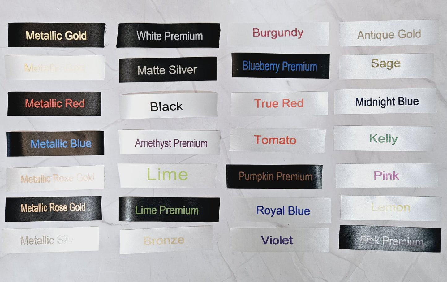 4 Inches Custom Satin Single Face Ribbon - Set of 1 Roll of 50 yards