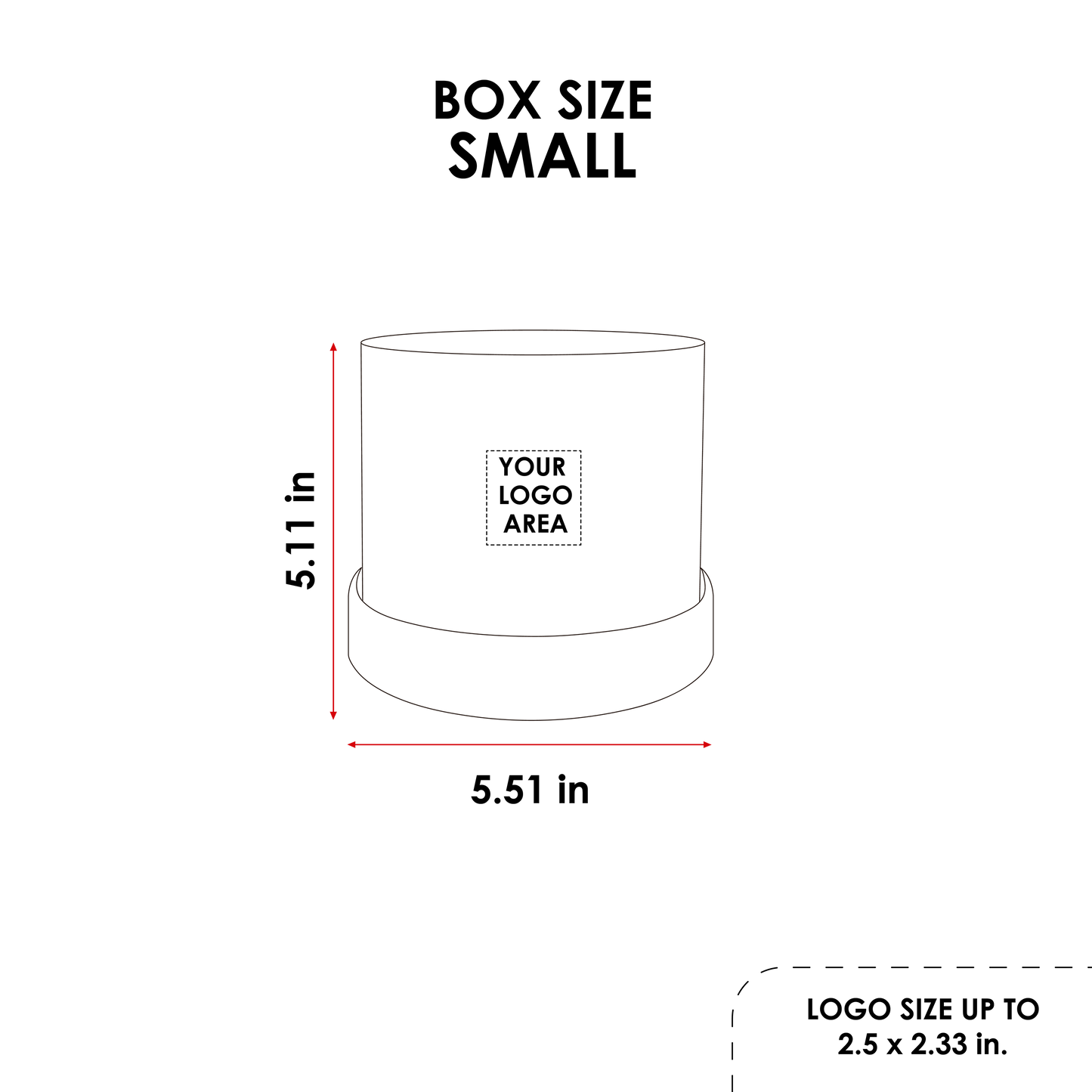 Round shape box - Velvet Black - BMade
