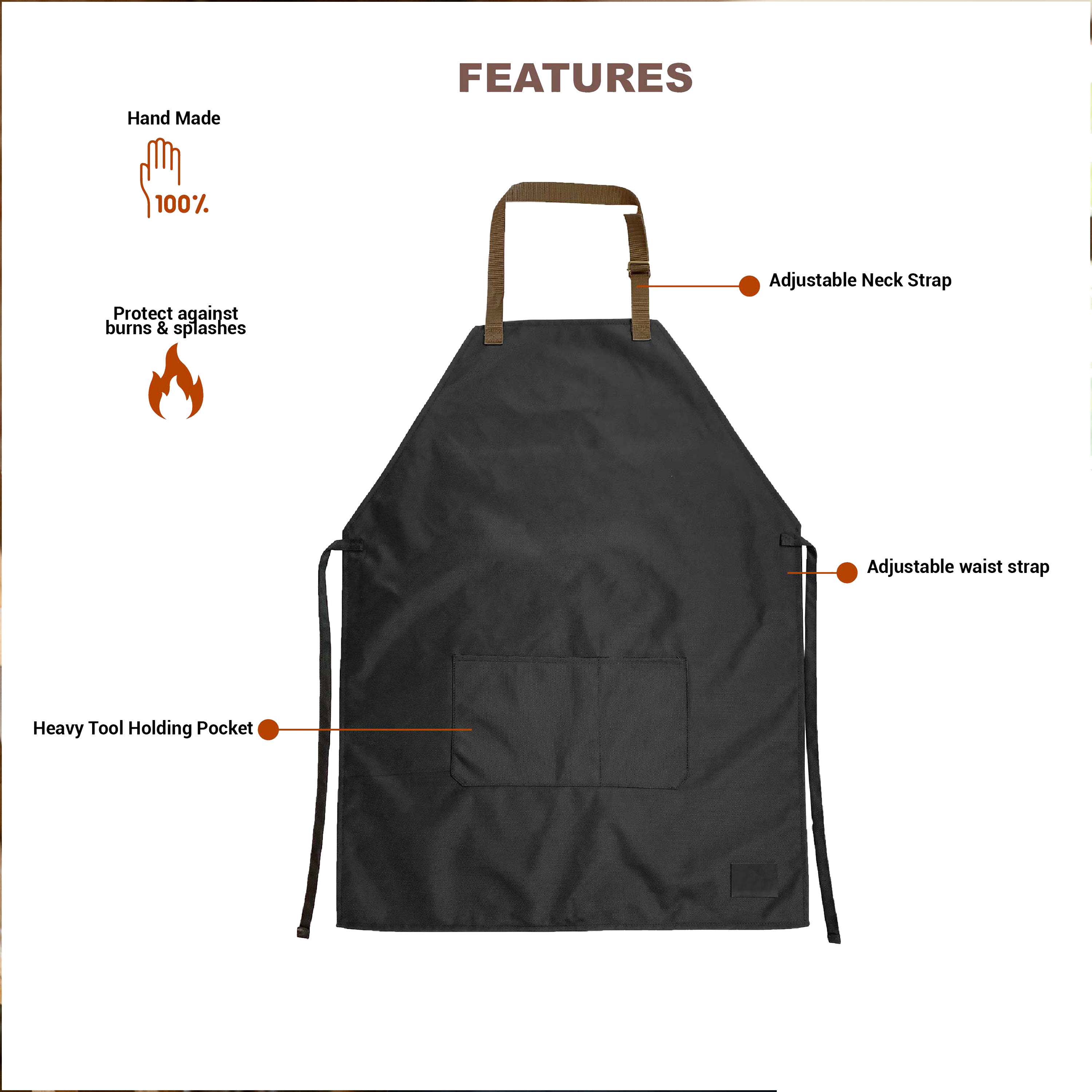 Canvas Apron - Black