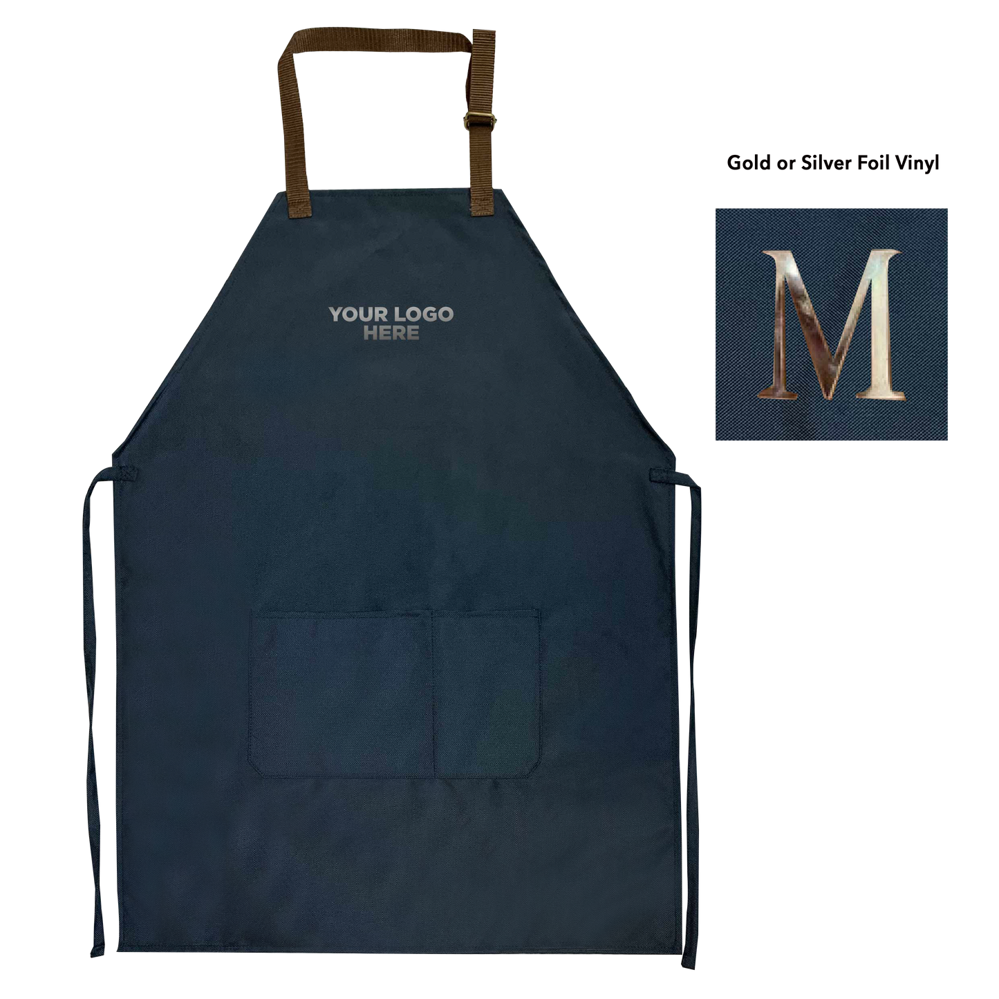 Canvas Apron - Blue- Stock - BMade