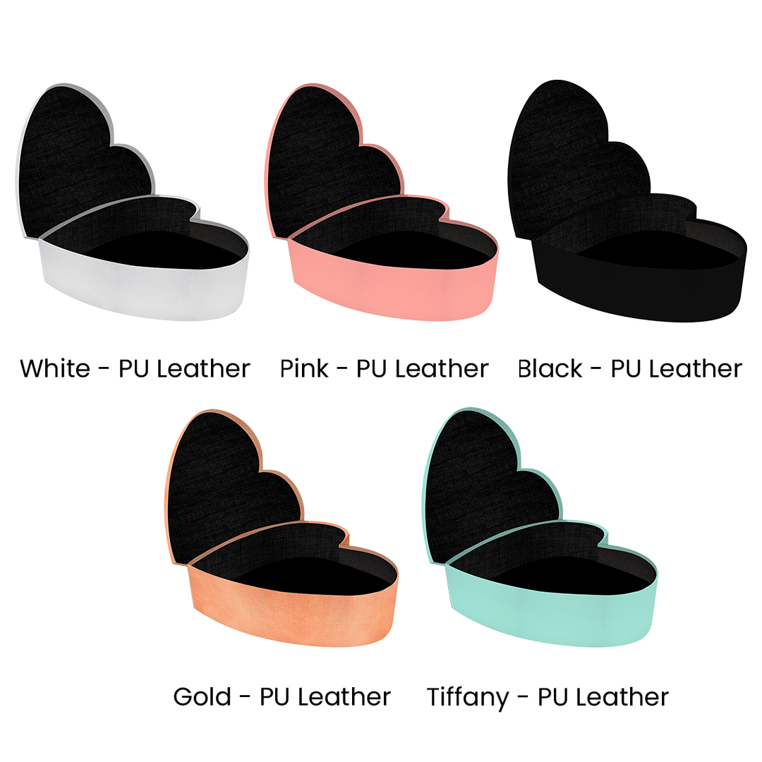 Custom Heart Flower Box 18.11"x19.68"x4.72" - Pre-Assemble Ready to Use - Pack of 30 Boxes in 3 colors - CFB