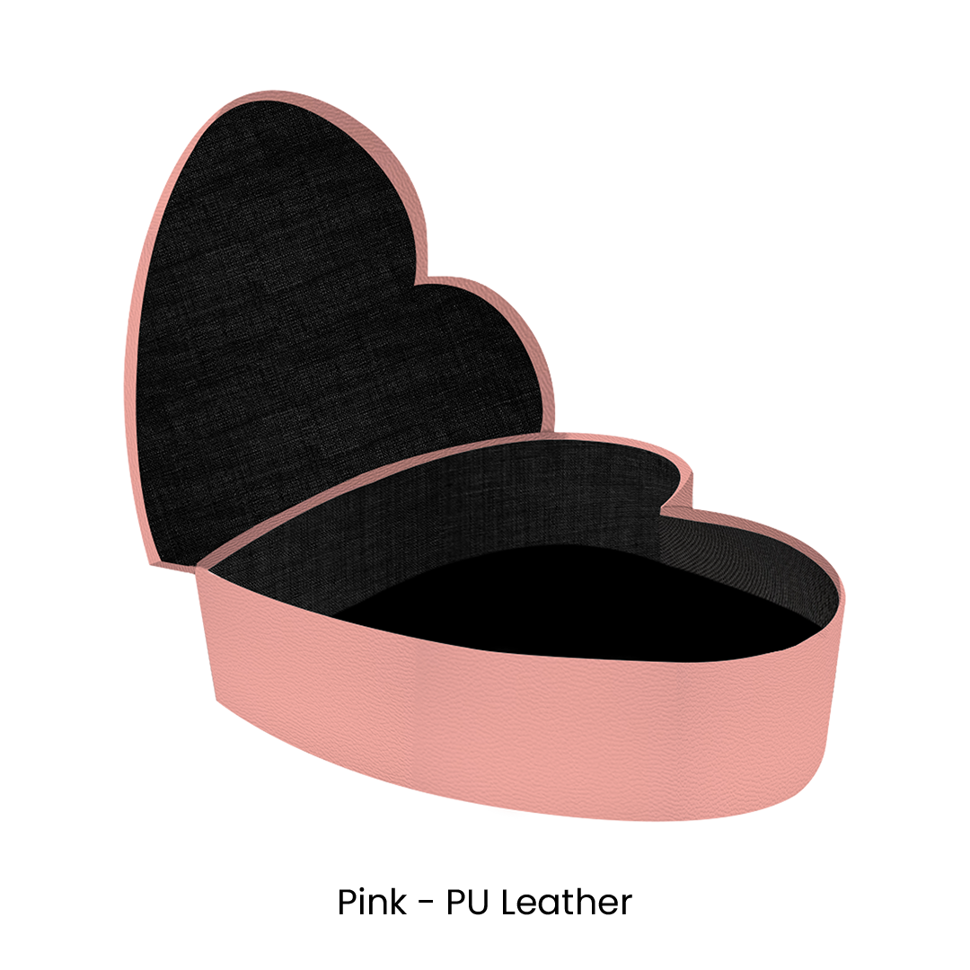 Custom Heart Flower Box 18.11"x19.68"x4.72" - Pre-Assemble Ready to Use - Pack of 30 Boxes in 3 colors - CFB