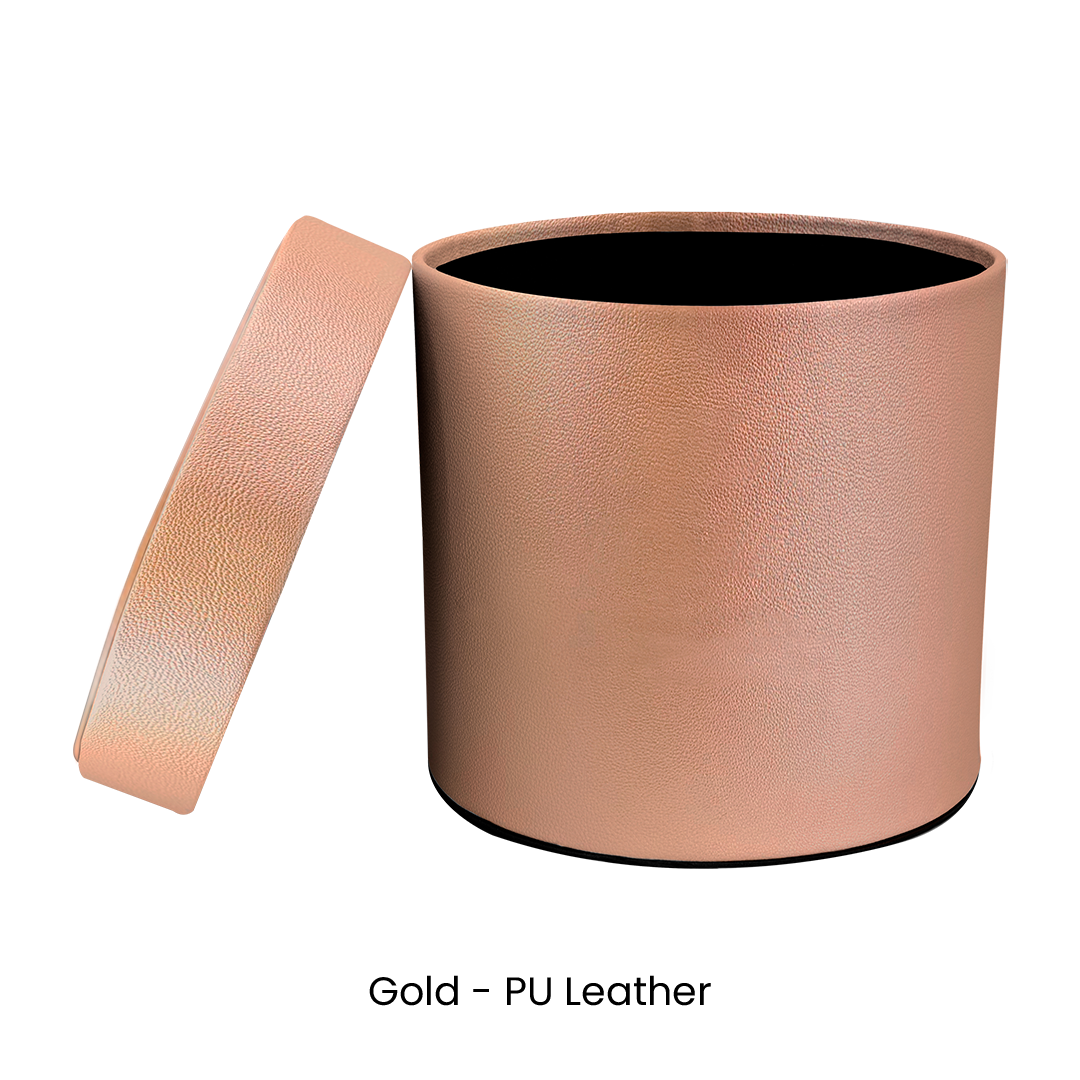 Custom Round Flower Box 5.11"x5.51" - Pre-Assemble Ready to Use - Pack of 30 Boxes in 3 colors - CFB