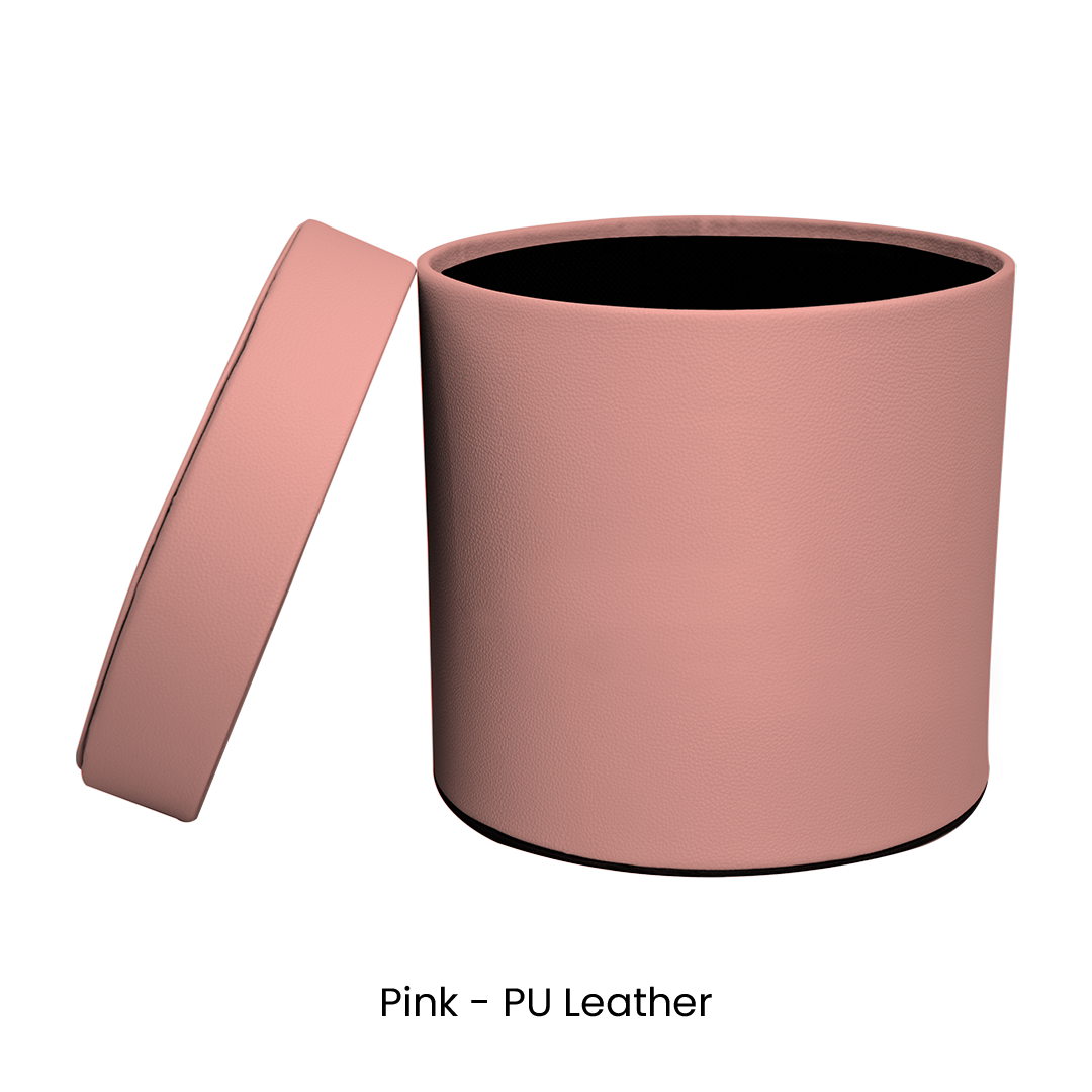 Custom Round Flower Box 5.11"x5.51" - Pre-Assemble Ready to Use - Pack of 30 Boxes in 3 colors - CFB