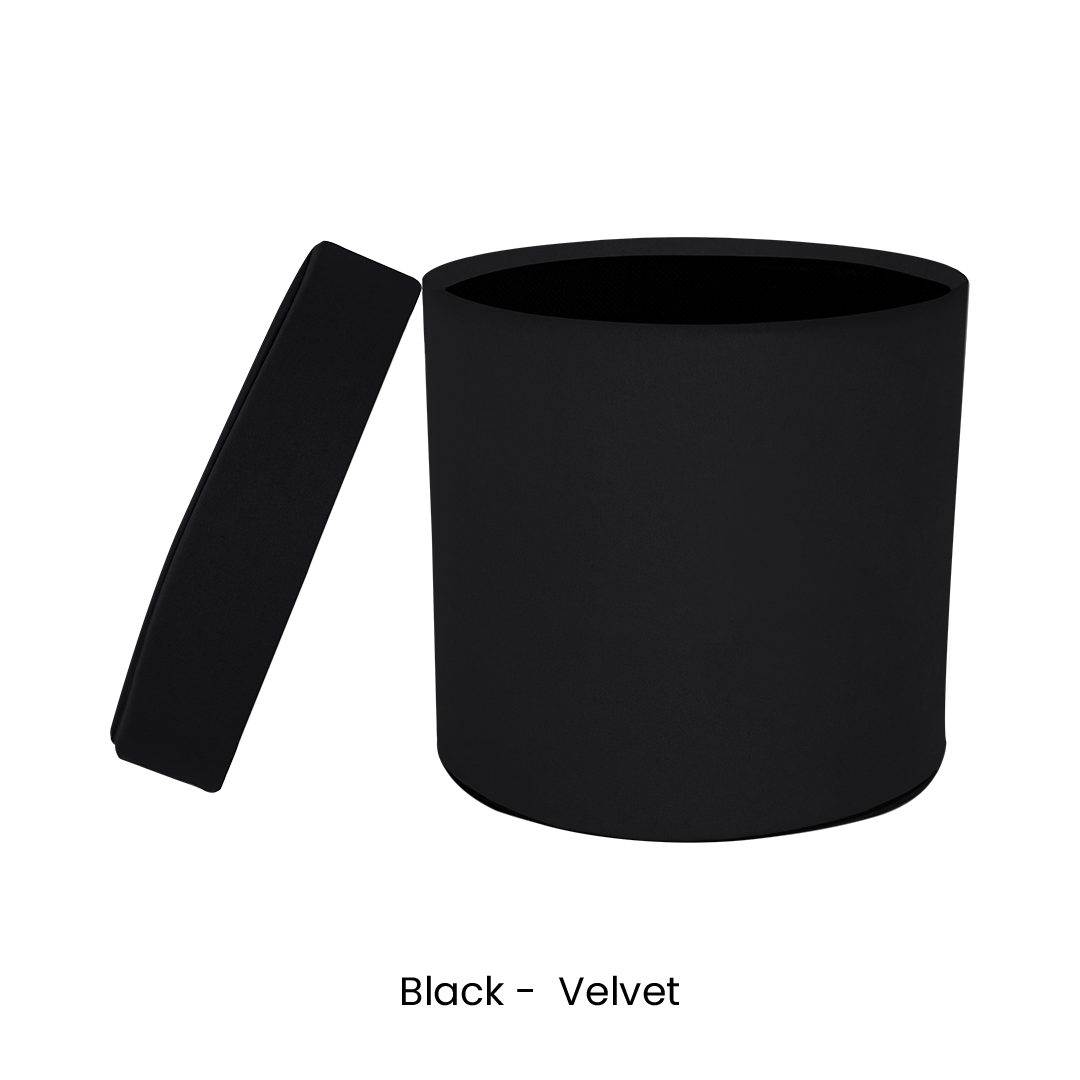 Custom Round Flower Box 5.11"x5.51" - Pre-Assemble Ready to Use - Pack of 30 Boxes in 3 colors - CFB