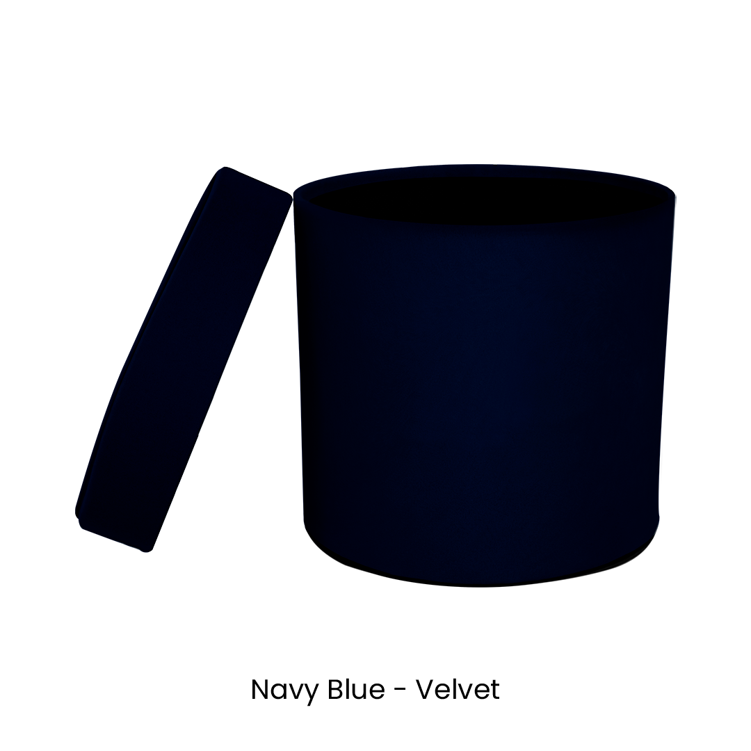 Custom Round Flower Box 5.11"x5.51" - Pre-Assemble Ready to Use - Pack of 30 Boxes in 3 colors - CFB