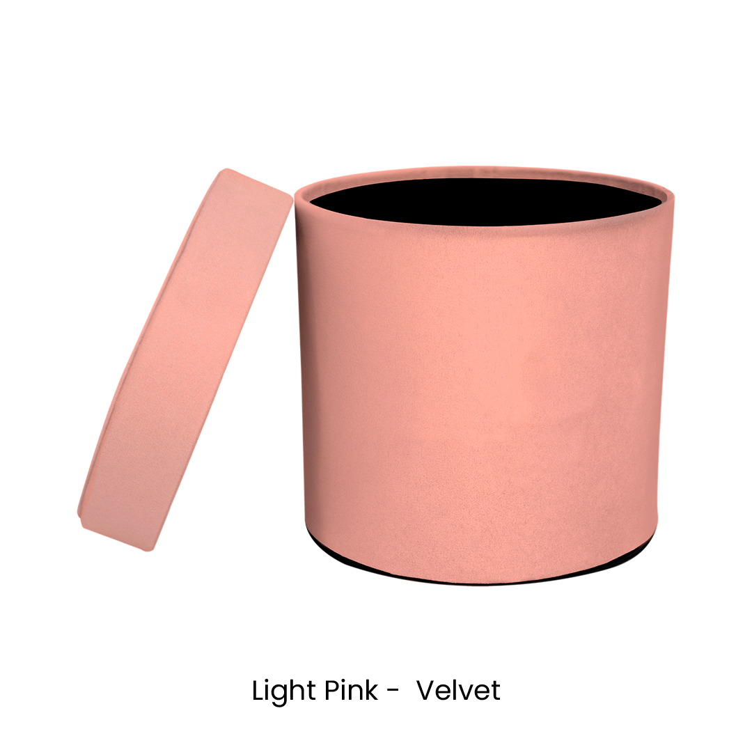 Custom Round Flower Box 5.11"x5.51" - Pre-Assemble Ready to Use - Pack of 30 Boxes in 3 colors - CFB