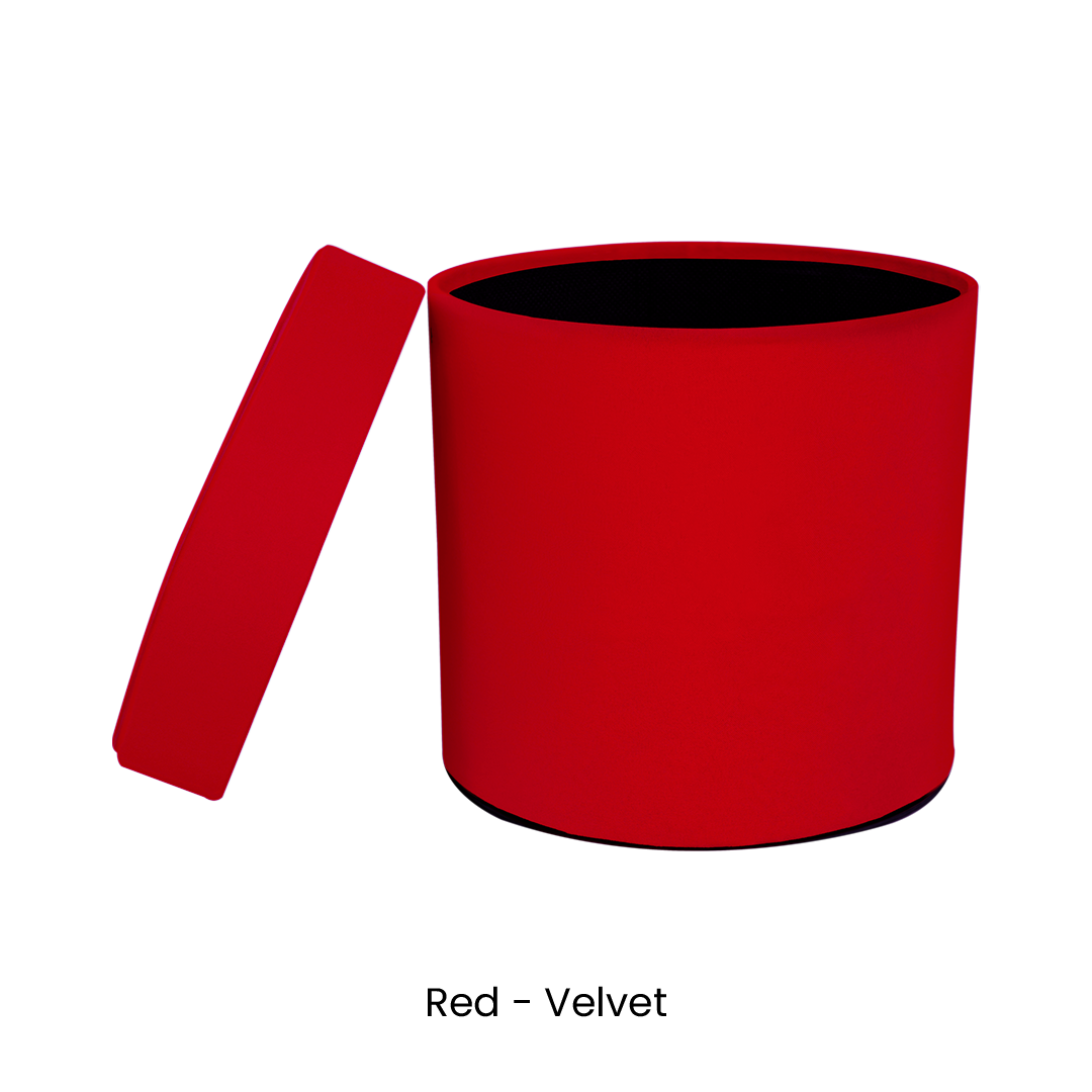 Custom Round Flower Box 5.11"x5.51" - Pre-Assemble Ready to Use - Pack of 30 Boxes in 3 colors - CFB