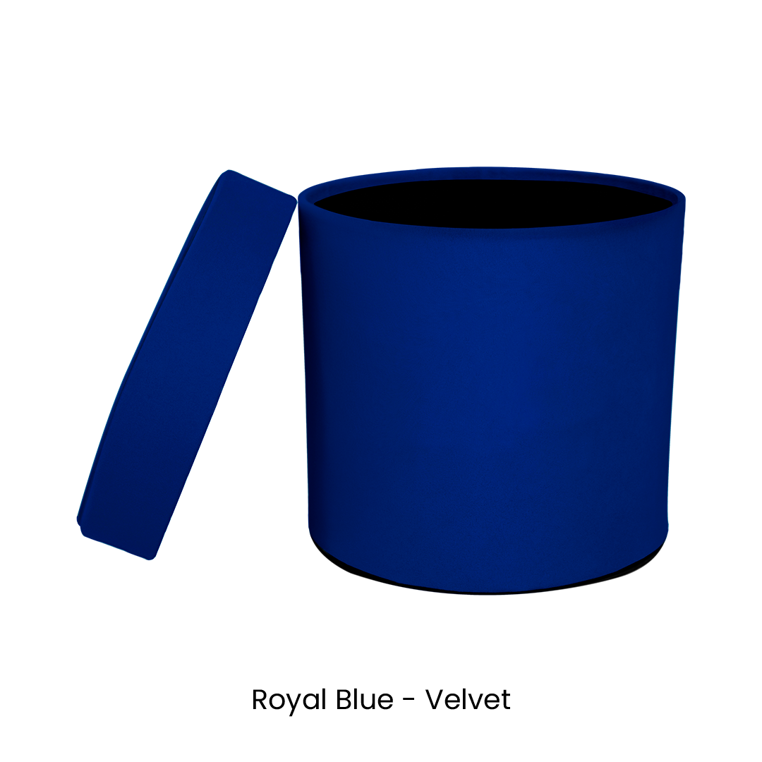 Custom Round Flower Box 5.11"x5.51" - Pre-Assemble Ready to Use - Pack of 30 Boxes in 3 colors - CFB