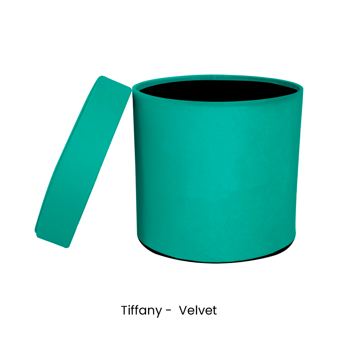 Custom Round Flower Box 5.11"x5.51" - Pre-Assemble Ready to Use - Pack of 30 Boxes in 3 colors - CFB