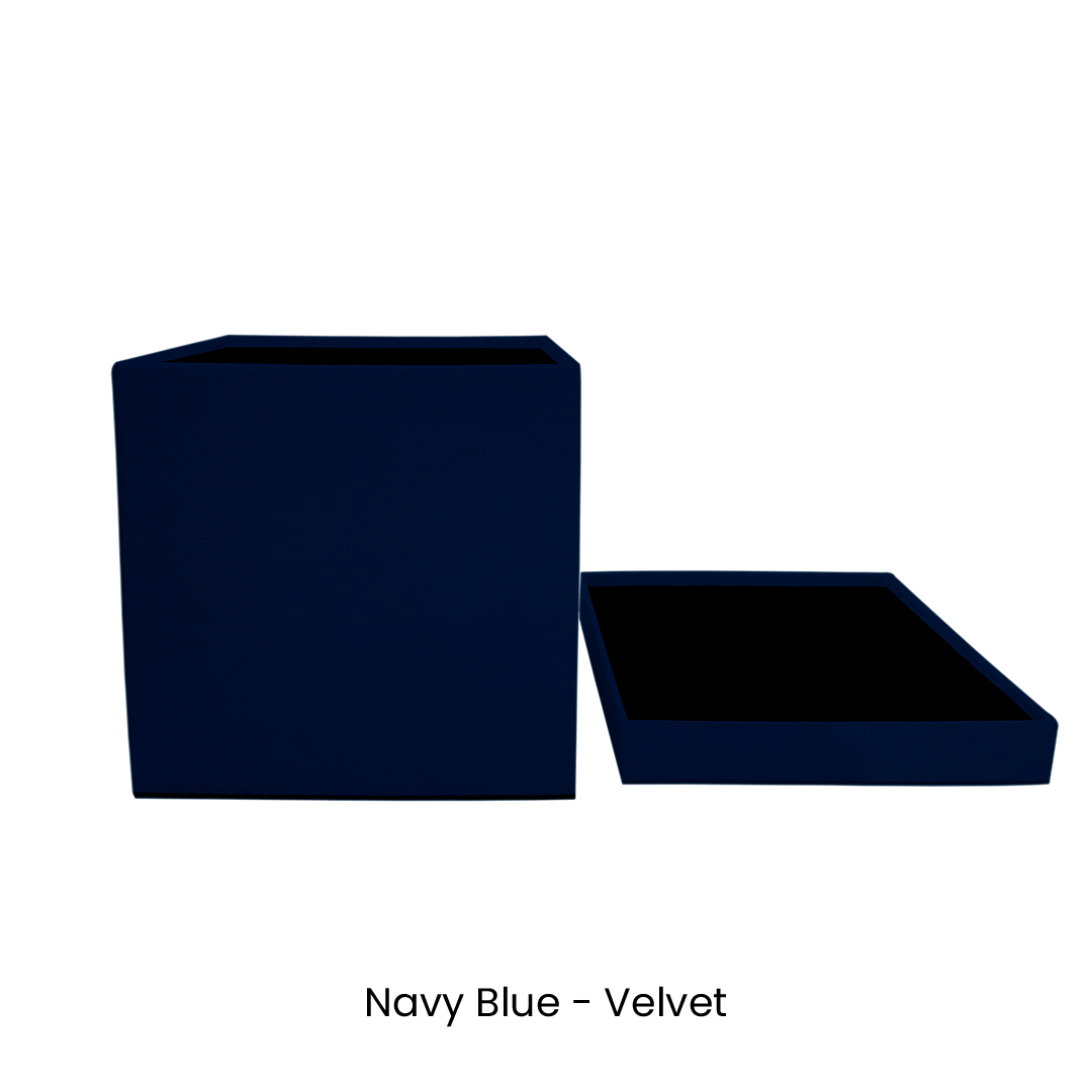 Custom Square Flower Box 5,56"x5,12"x5,56" - Pre-Assemble Ready to Use - Pack of 30 Boxes in 3 colors - CFB