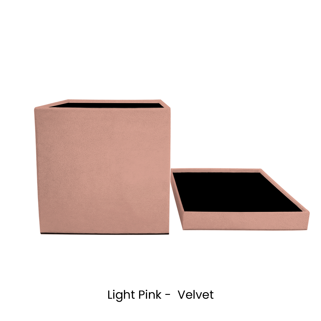 Custom Square Flower Box 5,56"x5,12"x5,56" - Pre-Assemble Ready to Use - Pack of 30 Boxes in 3 colors - CFB