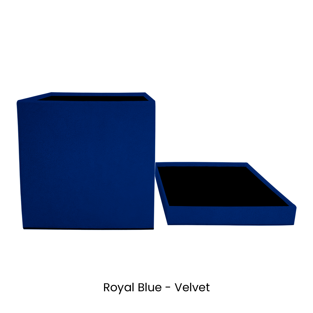 Custom Square Flower Box 5,56"x5,12"x5,56" - Pre-Assemble Ready to Use - Pack of 30 Boxes in 3 colors - CFB