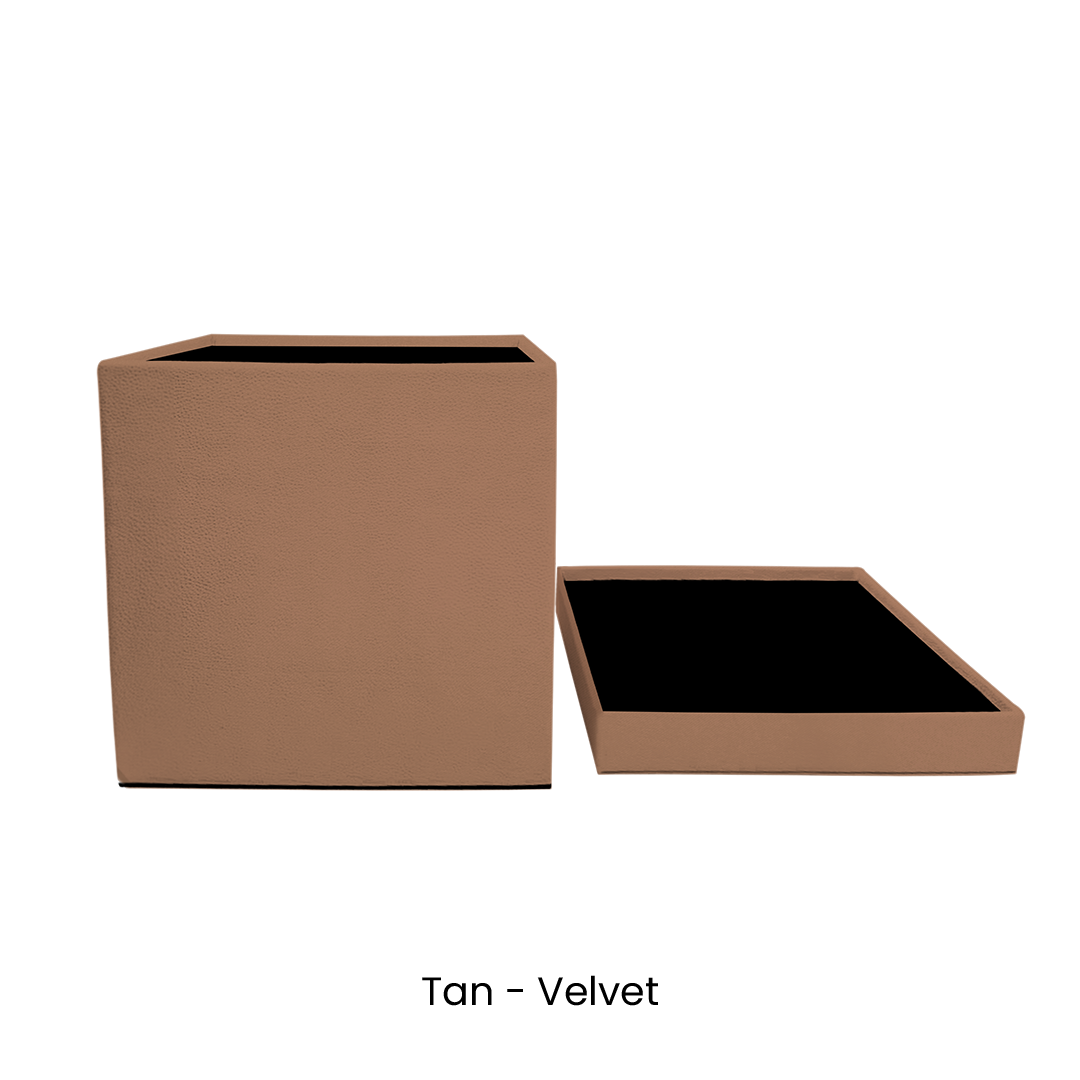 Custom Square Flower Box 5,56"x5,12"x5,56" - Pre-Assemble Ready to Use - Pack of 30 Boxes in 3 colors - CFB