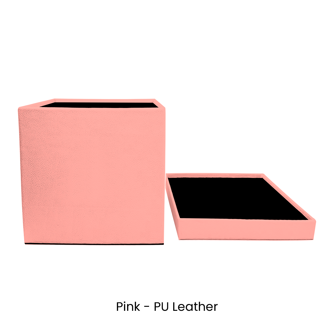 Custom Square Flower Box 5,56"x5,12"x5,56" - Pre-Assemble Ready to Use - Pack of 30 Boxes in 3 colors - CFB