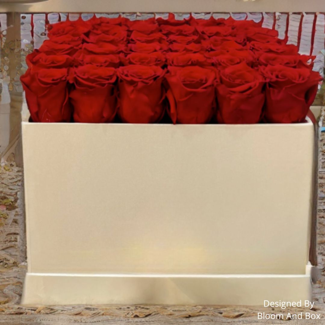 Custom Square Flower Box 10.24"x10.24"x7.08" -QS