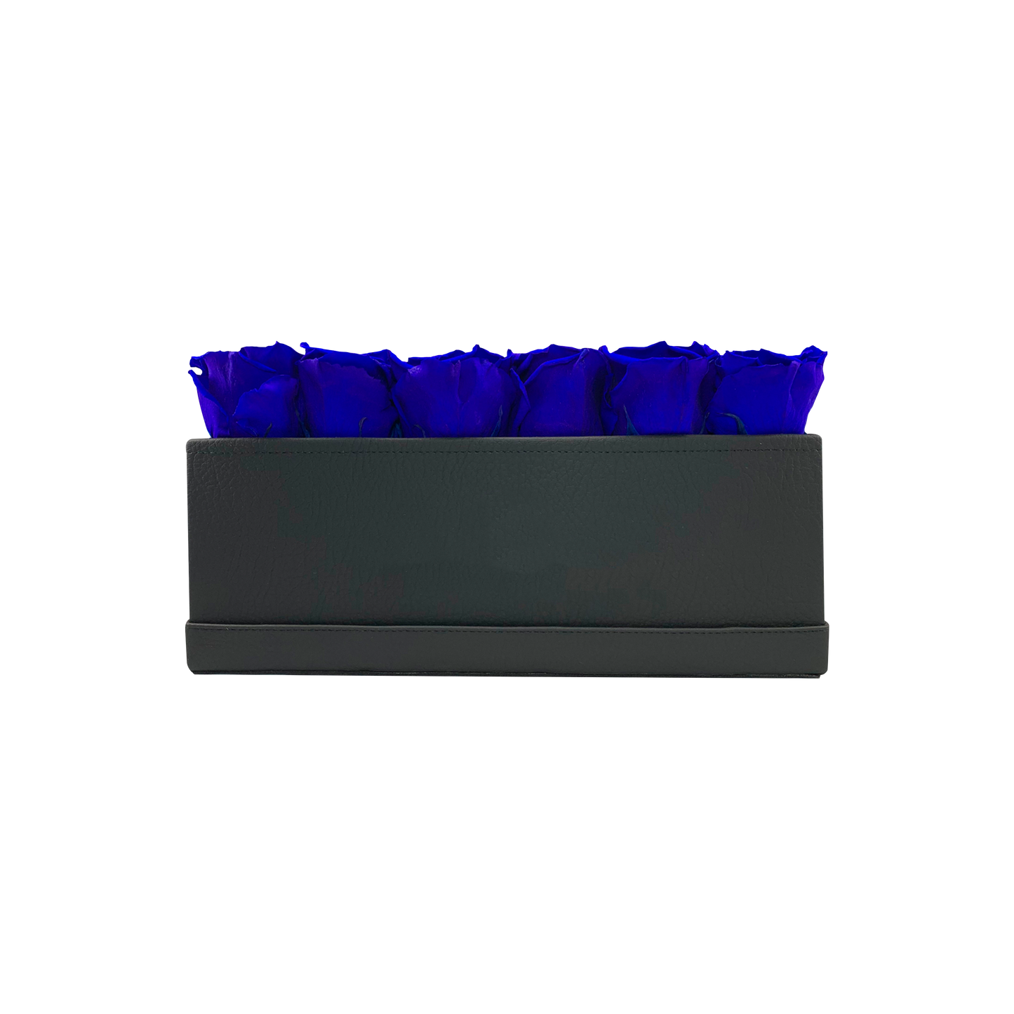 LUXURY 12 PRESERVED ROSE ARRANGEMENT - RECTANGULAR PU LEATHER BOX - BMade