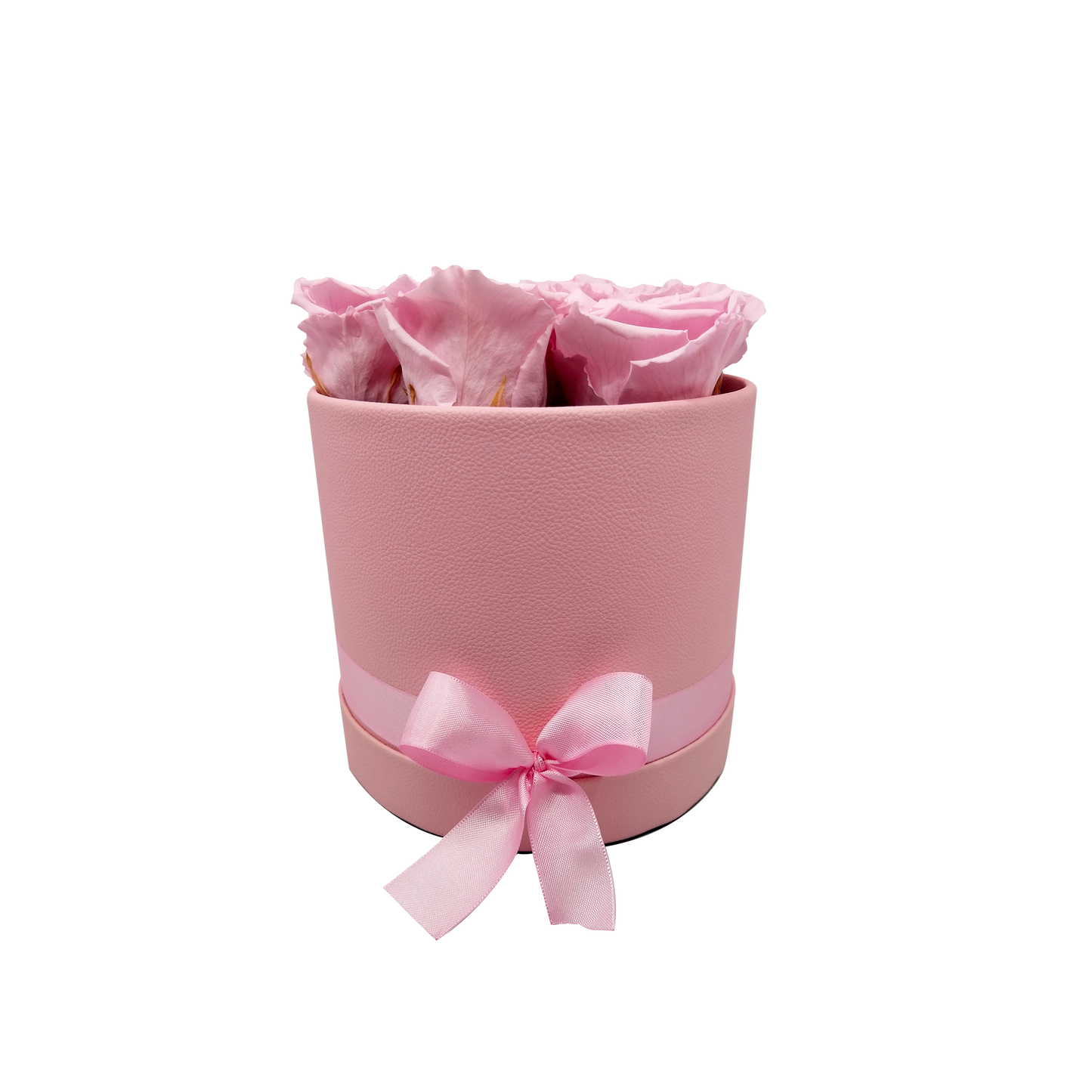 LUXURY ROSEAMOR 7 PRESERVED ROSES ARRANGEMENT - ROUND BOX - BMade