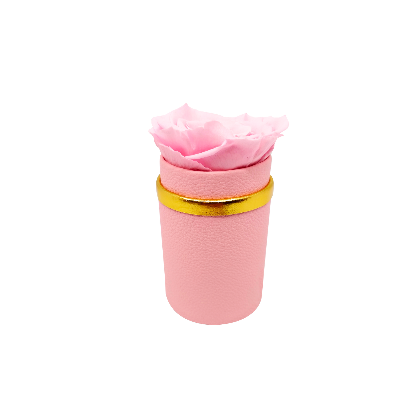 LUXURY 1 ROSEAMOR PRESERVED ROSE ARRANGEMENT - MEDIUM ROUND BOX - BMade