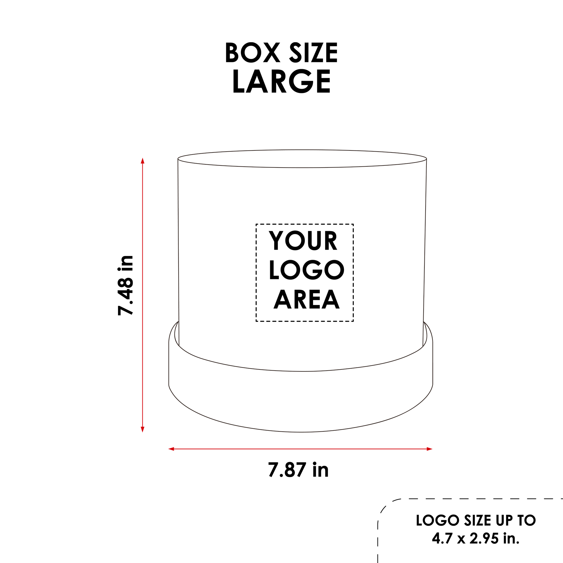 Round shape box - Velvet Gray - BMade