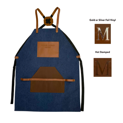 Canvas & Leather Apron - Blue - BMade