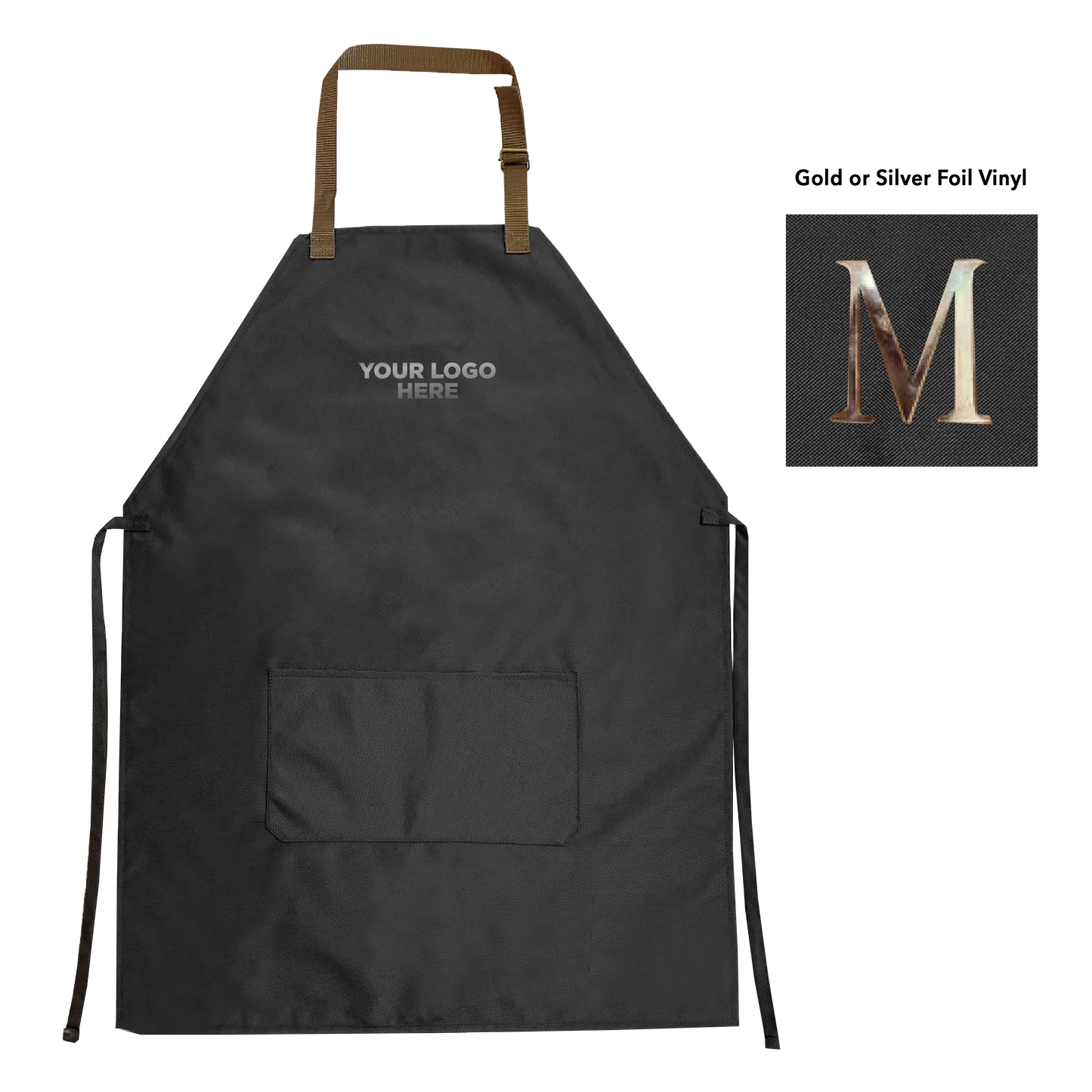 Canvas Apron - Black- Stock