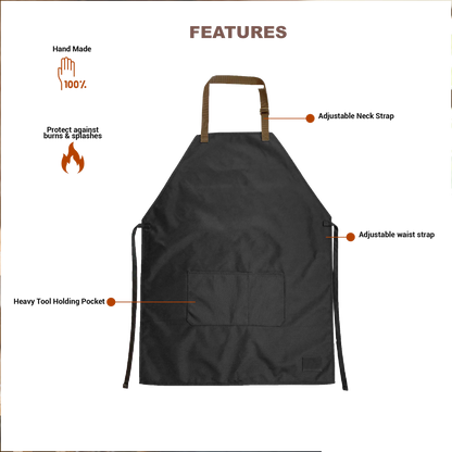 Canvas Apron - Black - BMade