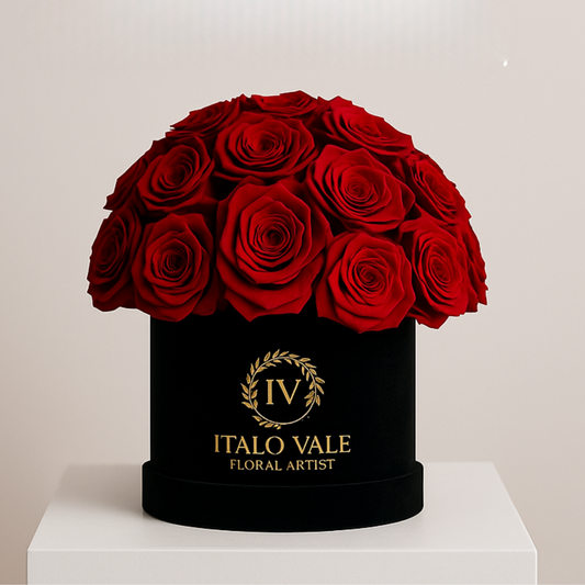 Custom Round Flower Box 5.6"x5.2"-QS