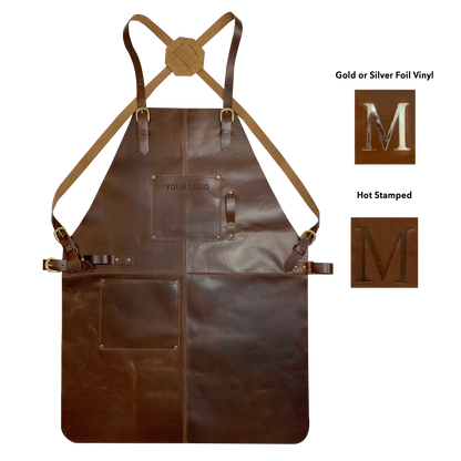 Gabanna Leather Apron - Brown - BMade