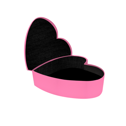 Heart shape box - PU Leather Lavender - BMade