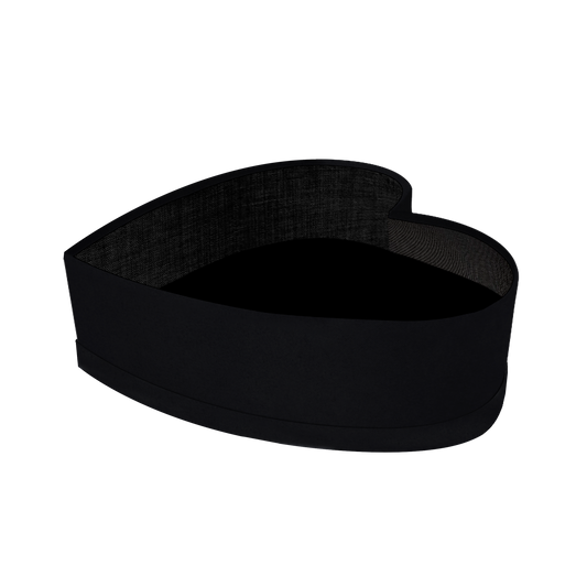 Heart shape box without lid - Velvet Black