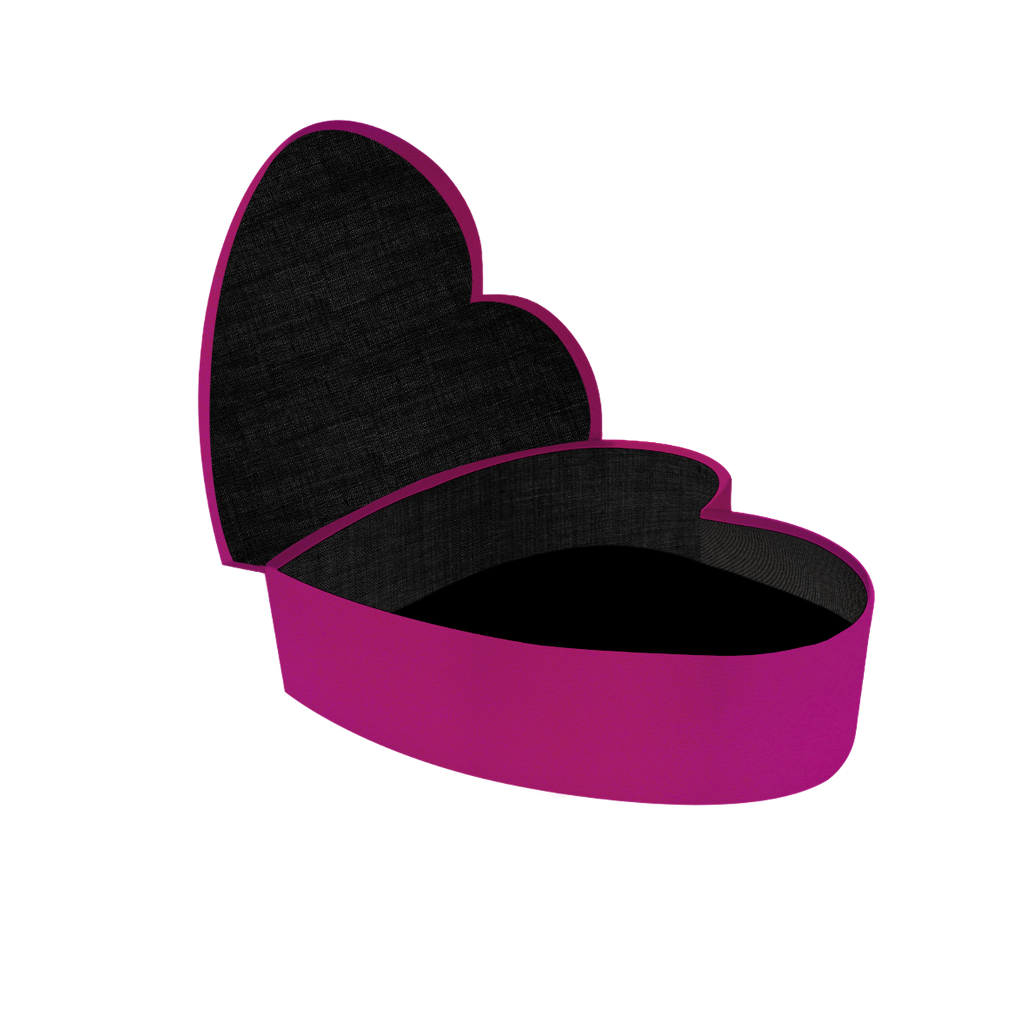 Heart shape box - Velvet Fucsia