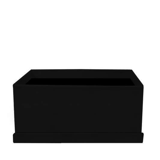 Rectangular shape box - PU Leather Black