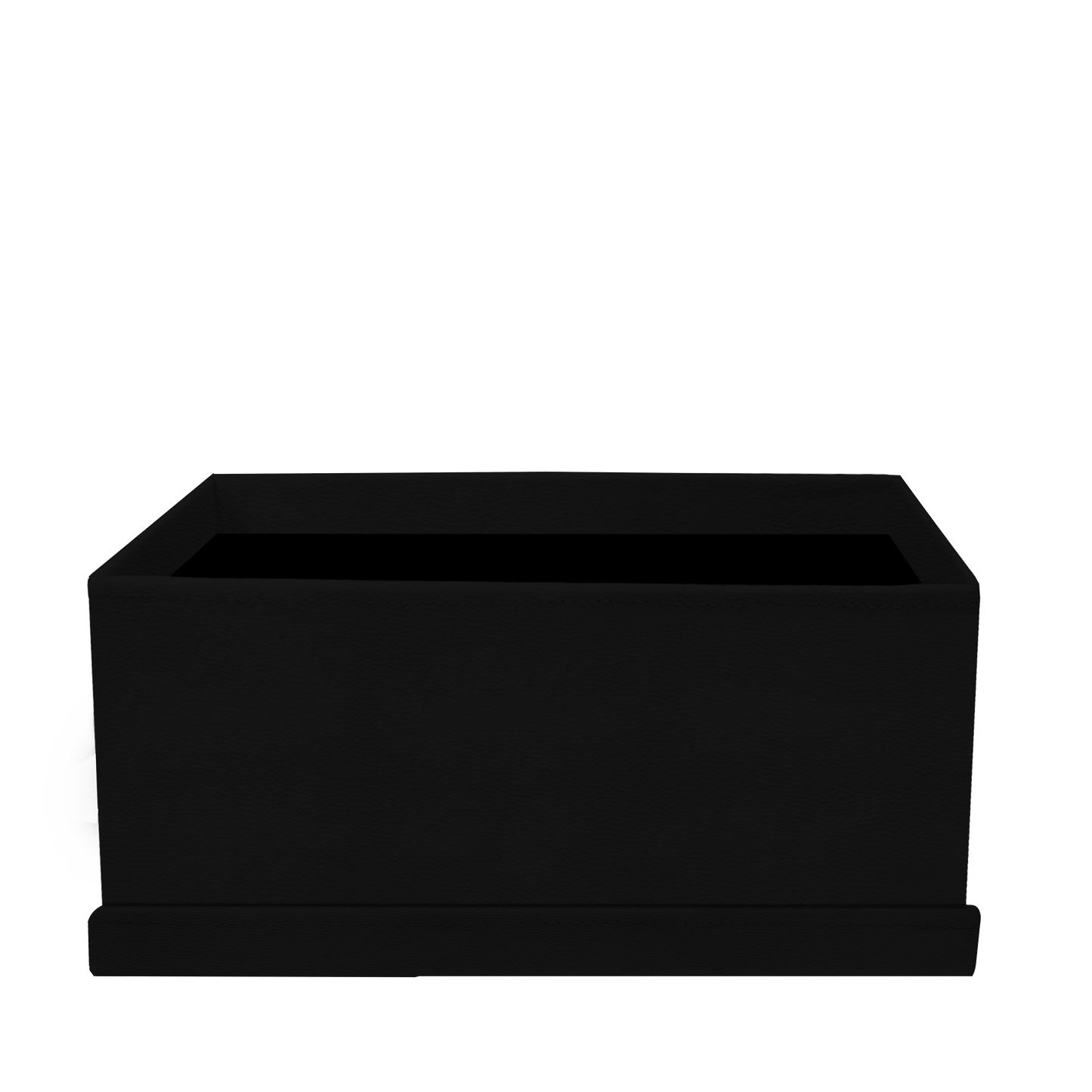 Rectangular shape box - PU Leather Black