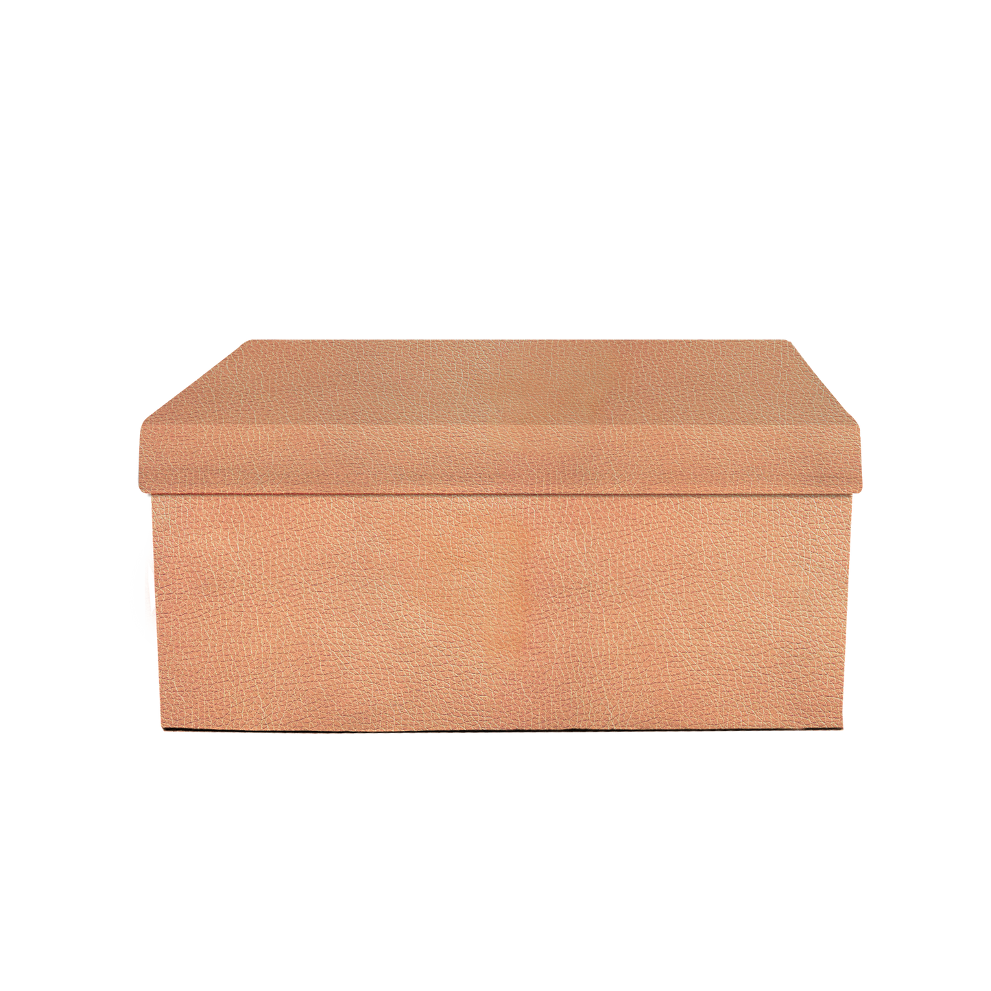 Kit 3 different sizes rectangular shape boxes 3 in 1 - PU Leather Gold