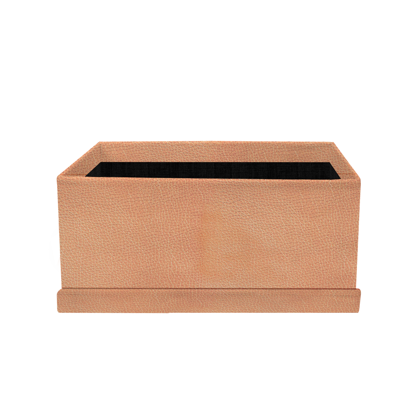 Kit 3 different sizes rectangular shape boxes 3 in 1 - PU Leather Gold