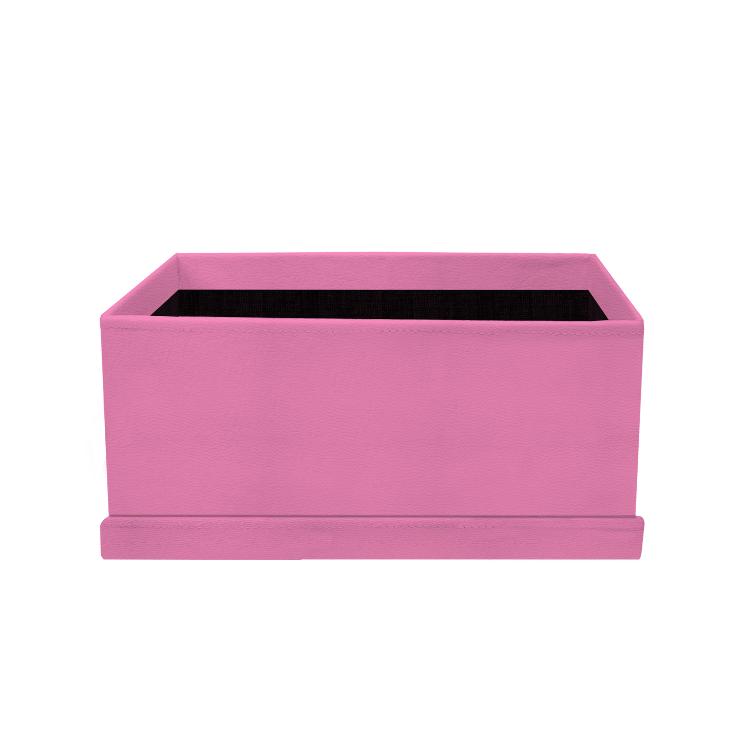 Rectangular shape box - PU Leather Pink