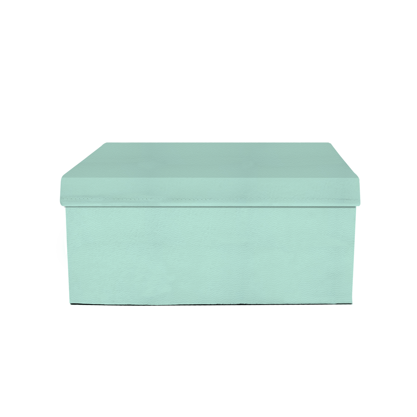 Caja de forma rectangular - Cuero PU Menta