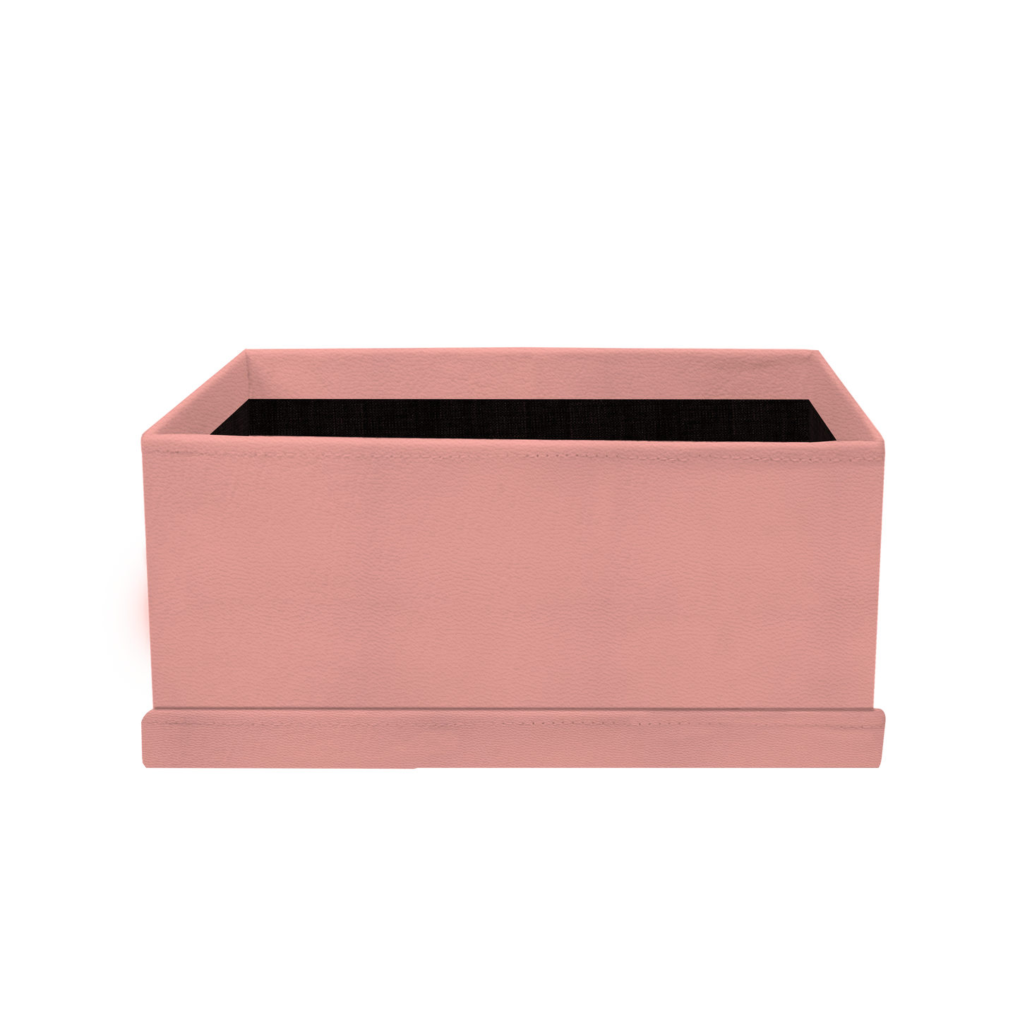 Kit 3 different sizes rectangular shape boxes 3 in 1 - PU Leather Pink