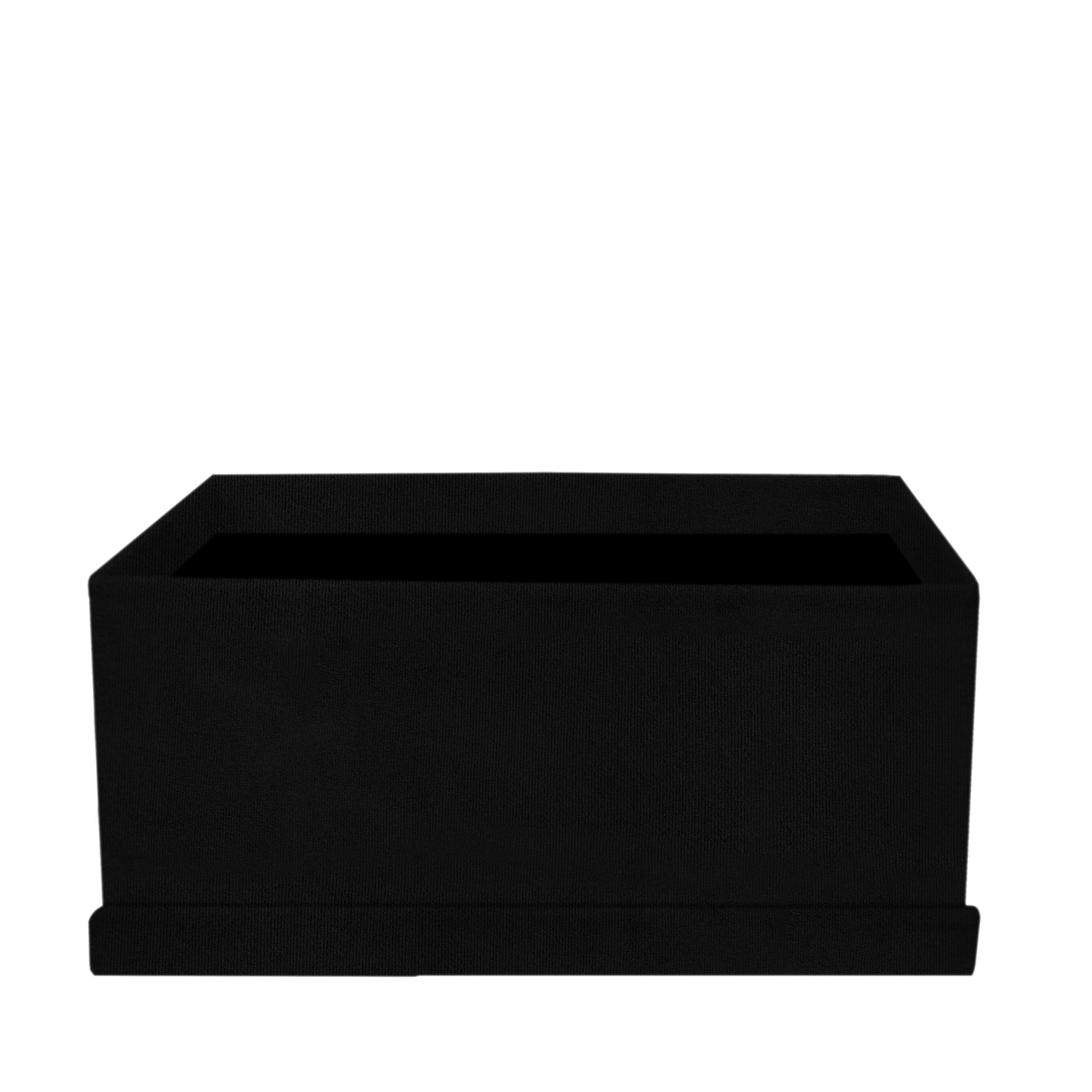 Kit 3 different sizes rectangular shape boxes 3 in 1 - Suede Black