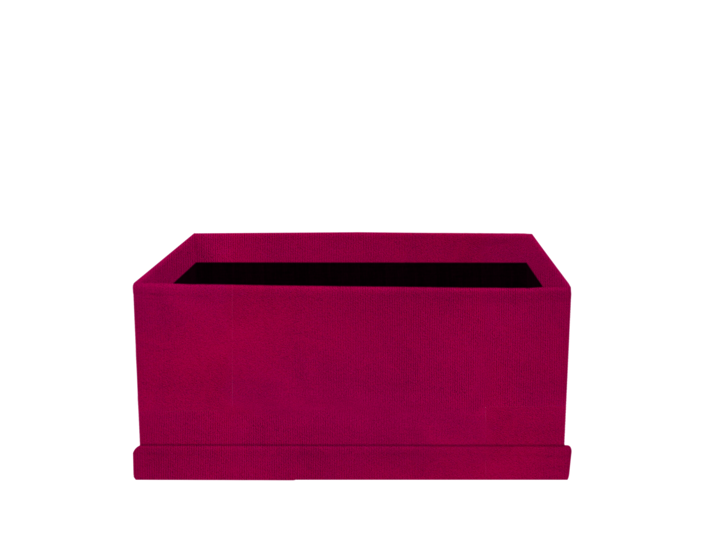 Rectangular shape box - Suede Fucsia