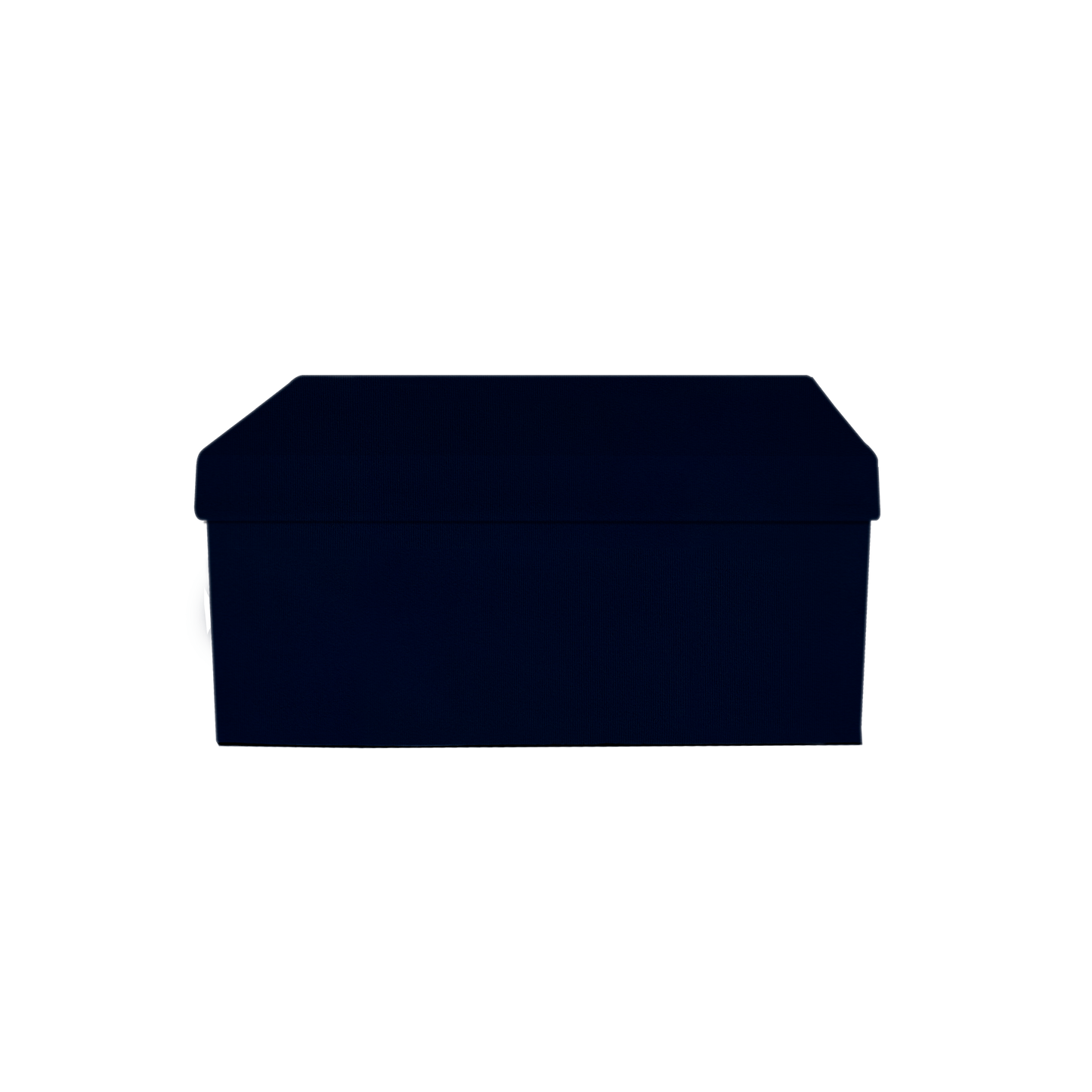 Rectangular shape box - Suede Navy Blue