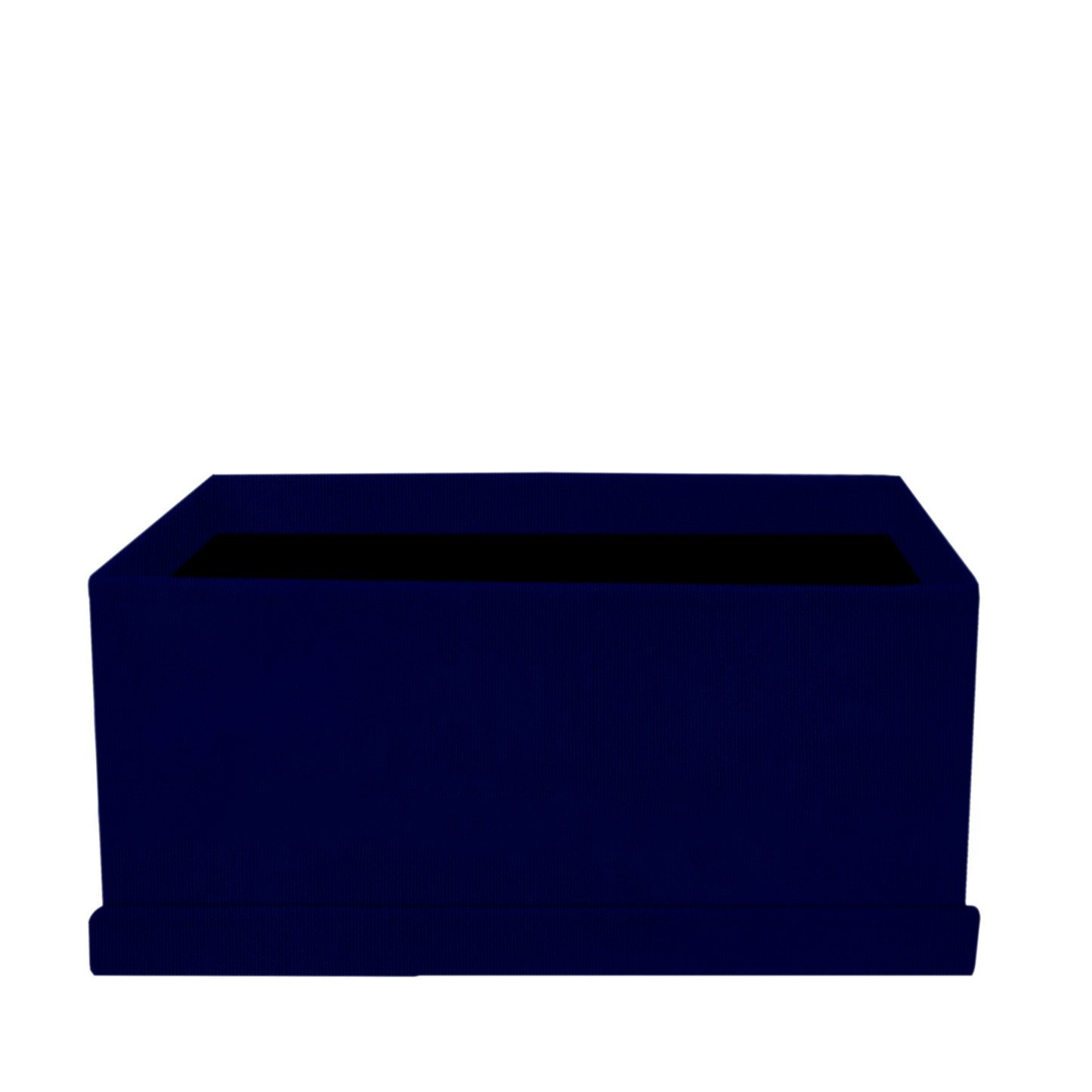 Kit 3 different sizes rectangular shape boxes 3 in 1 - Suede Royal Blue