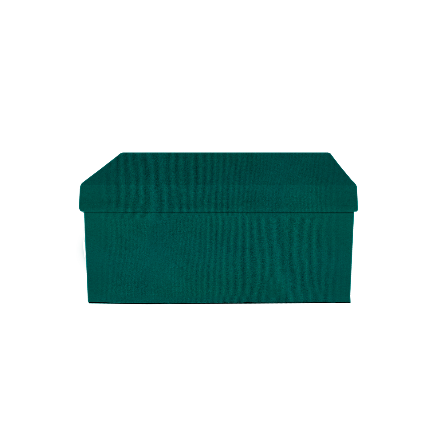 Rectangular shape box - Suede Turquoise