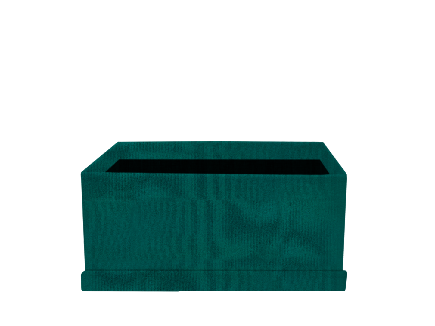 Rectangular shape box - Suede Turquoise