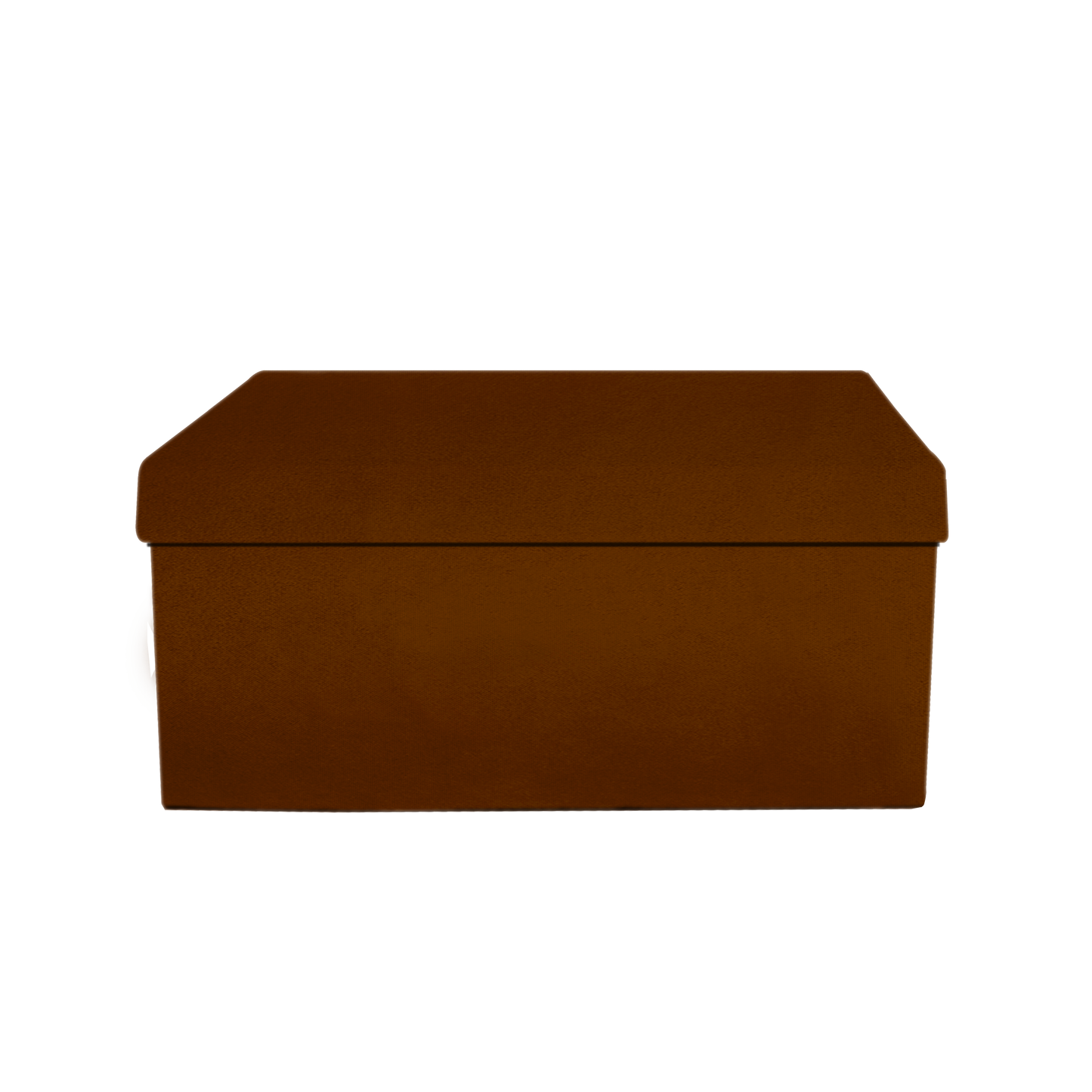 Caja de forma rectangular - Bronce aterciopelado