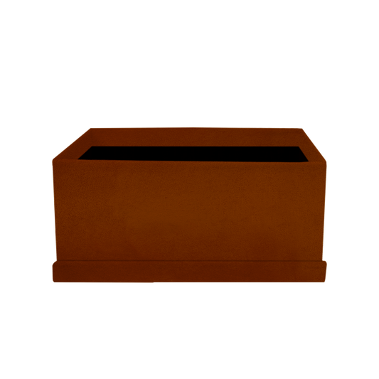 Caja de forma rectangular - Bronce aterciopelado