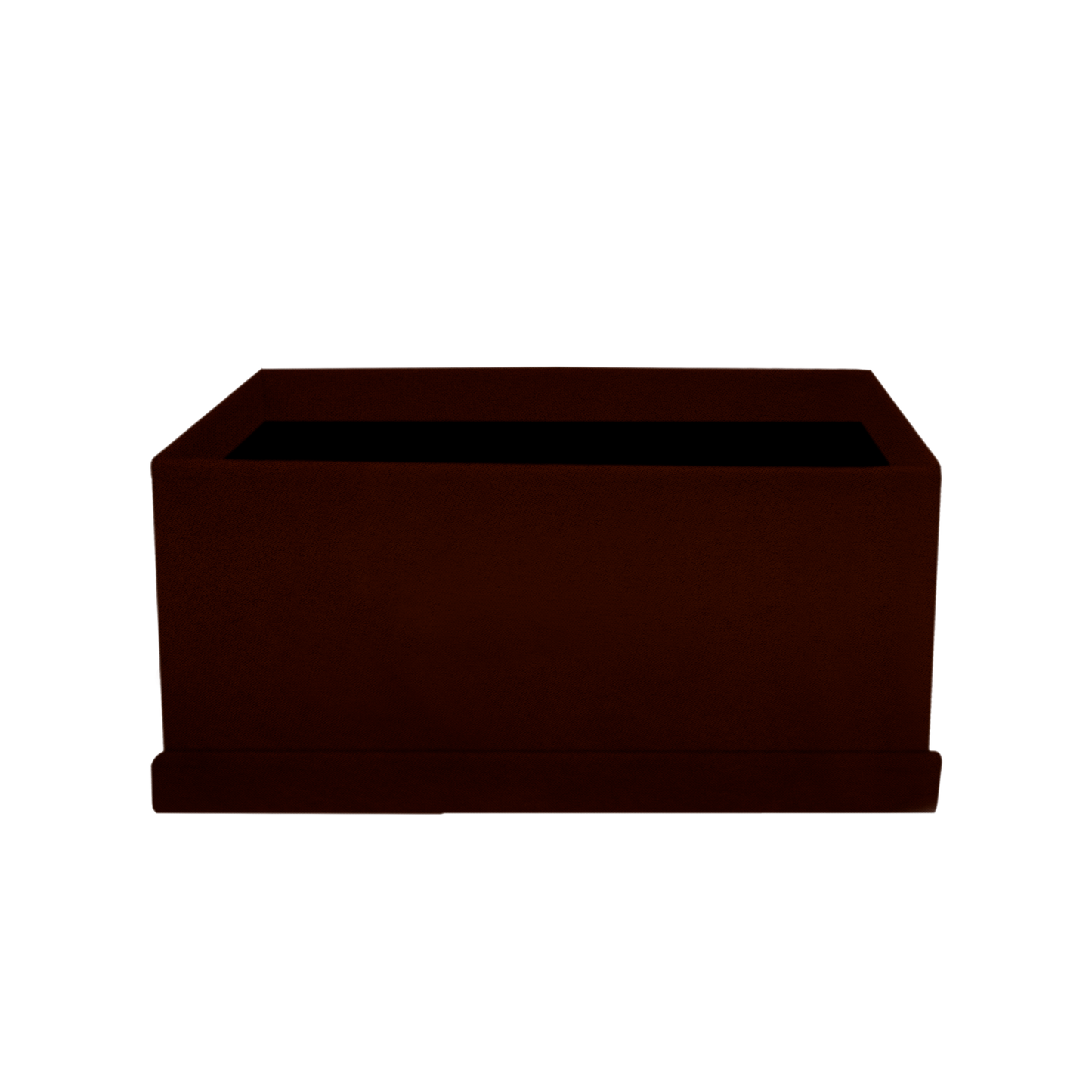 Kit 3 different sizes rectangular shape boxes 3 in 1 - Velvet Brown