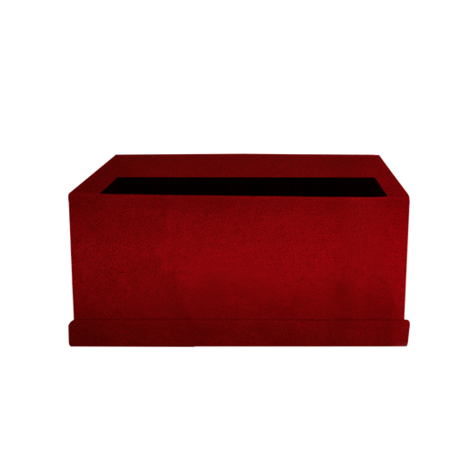 Rectangular shape box - Velvet Cherry