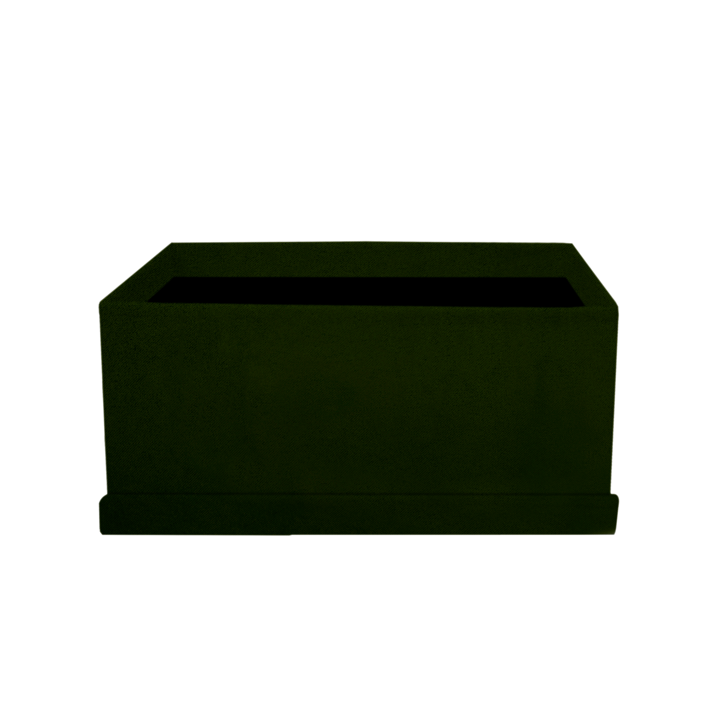 Caja rectangular - Terciopelo Verde